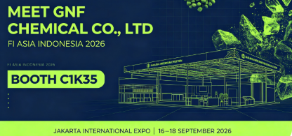 在 Fi Asia Indonesia 2026 上与 GNF CHEMICAL 见面 |展位C1K35